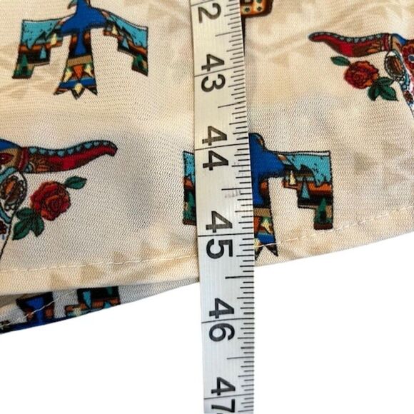 Lucky & Blessed Southwestern Long Kimono Tribal Print Aztec Oversized Medium - Picture 9 of 10